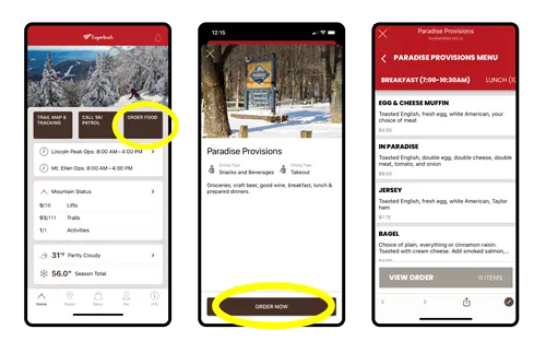 App Ordering Screengrabs