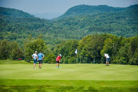 Friends Golfing