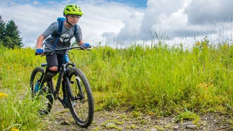 kid biking