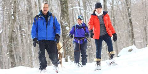 Snowshoeing