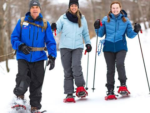 Snowshoeing