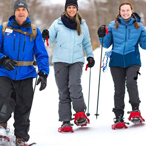 Snowshoeing