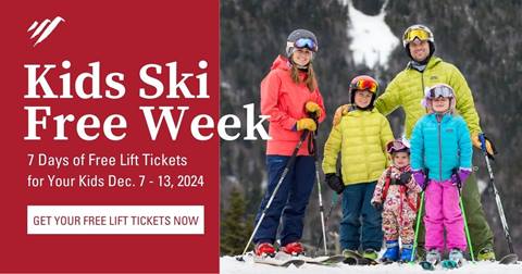 Kids Ski Free Week