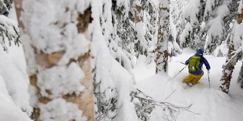 Slide Brook skiing 