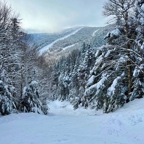 Scenic winter view