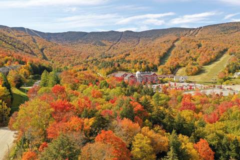 Fall Base Area Sugarbush