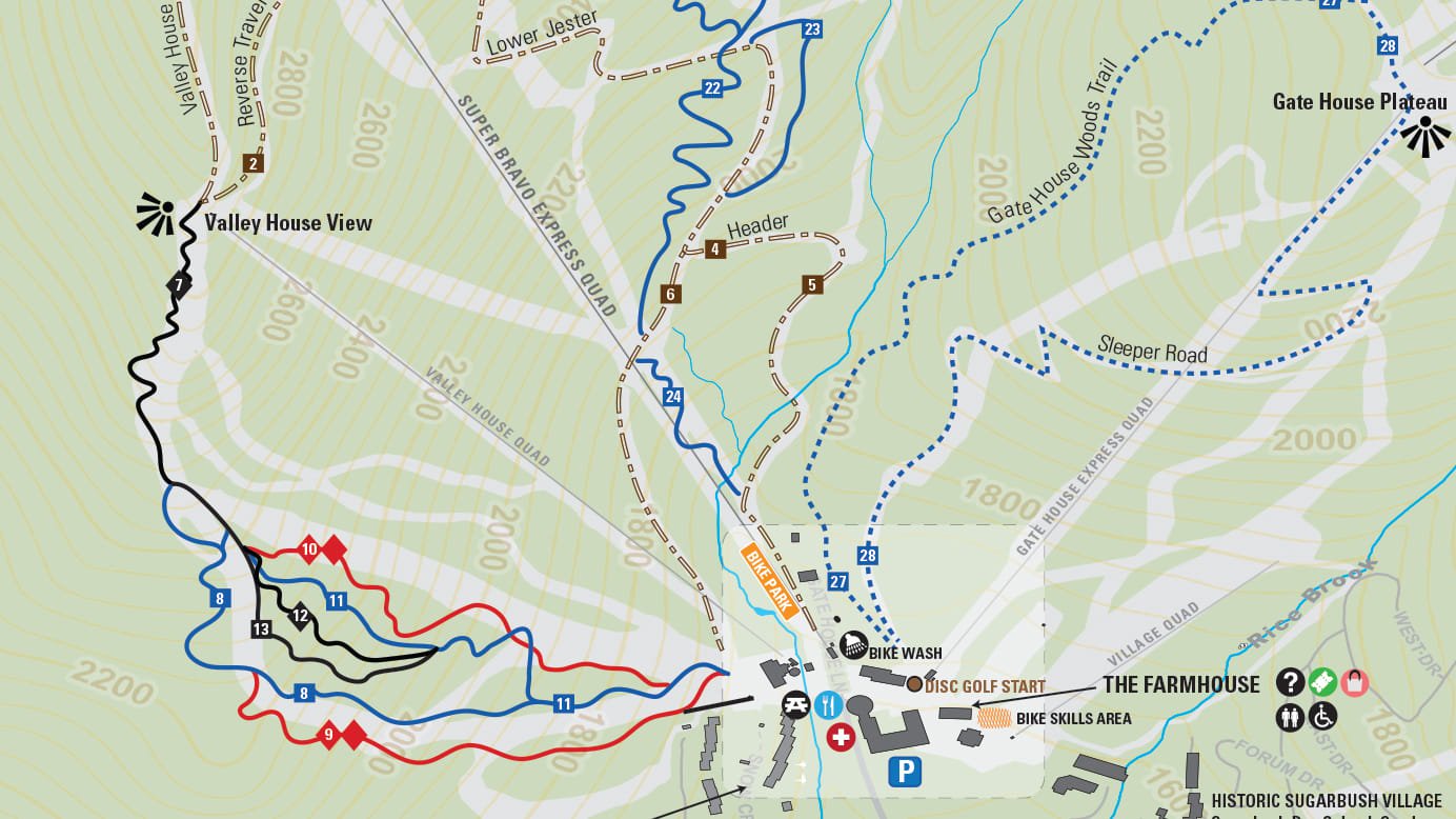 Sugarbush downhill shop mountain biking