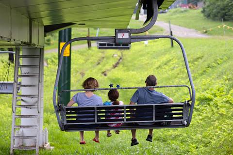 Family Loading a lift